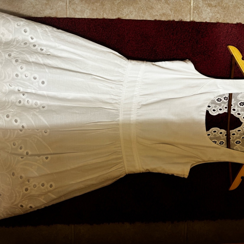 Charlotte Russe white embroidered dress